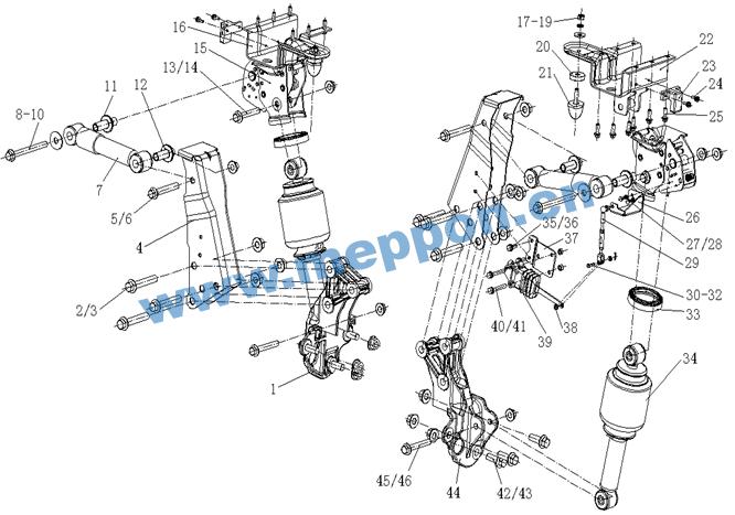 1440378 suspension – Meppon Truck